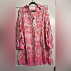 Lilly Pulitzer Pink and Orange Floral Dress